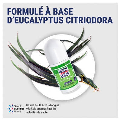 Insect Ecran Roll-on Anti-Moustiques Actif Végétal 50 ml