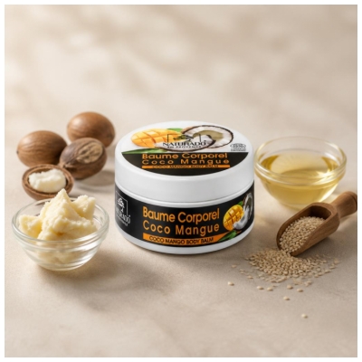 Naturado en Provence Kūno balzamas Kokosas Mangas Bio 200 ml