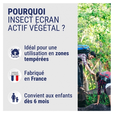Insect Ecran Spray Anti-Moustiques Actif Végétal 100 ml
