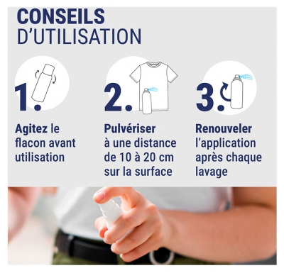 Insect Ecran Spray Insecticide Vêtements & Tissus 100 ml