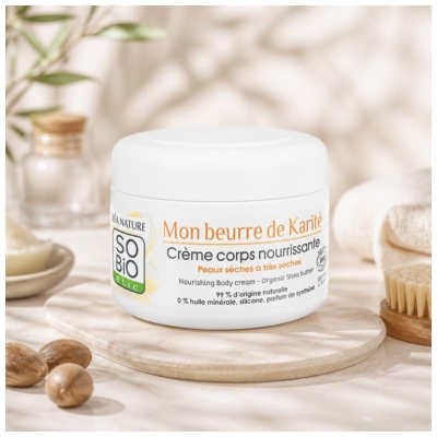 Léa Nature SO BIO étic Moje Masło Sheabutter Krem do Ciała Odżywczy Bio 200 ml
