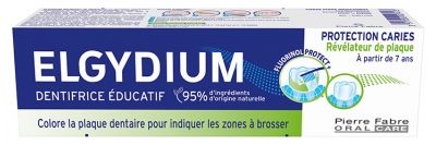 Elgydium Vzdělávací zubní pasta Proti zubnímu kazu Odhalovač plaku 50 ml