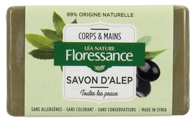 Floressance Jabón de Alepo Cuerpo y Manos 100 g