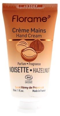 Florame Krem do Rąk Bio 30 ml - Zapach: Orzech laskowy