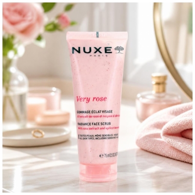 Nuxe Very Rose Ansigtsscrub Glans 75 ml