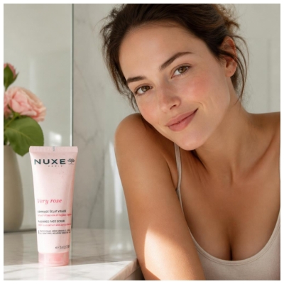 Nuxe Very Rose Ansigtsscrub Glans 75 ml