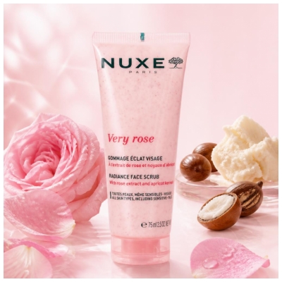 Nuxe Very Rose Ansigtsscrub Glans 75 ml