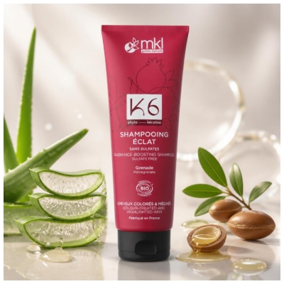 MKL Green Nature K6 Bio Kiiltoa Antava Shampoo Värjätyille Hiuksille 250 ml
