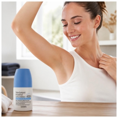 Stentil Mineral Deodorant for Sensitive Skin 48H Roll-On 50 ml