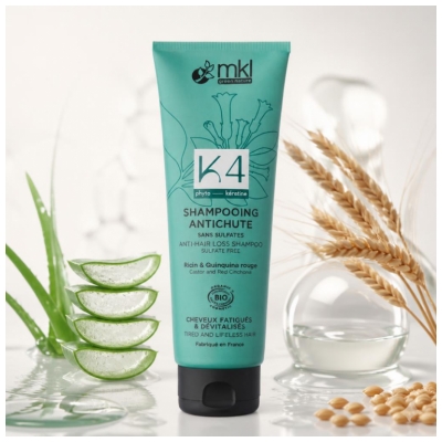 MKL Green Nature K4 Ekologiškas Šampūnas nuo Plaukų Slinkimo Pavargusiems Plaukams 250 ml