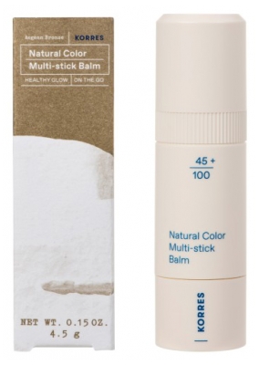 Korres Egėjo bronzos natūralios spalvos daugiafunkcinis pieštukas lūpoms ir skruostams 4,5 g