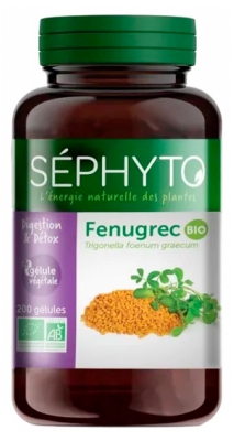 Séphyto Digestion & Detox Fenugreek Organic 200 Capsules