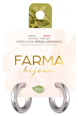 Farma Bijoux Boucles d'Oreilles Hypoallergéniques Créoles Arrondies 16 mm