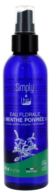 Simply Bio Biologisch Pepermunt Bloemenwater 200 ml