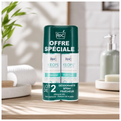 RoC Keops Gaivumo dezodorantas purškalas 2 x 100 ml