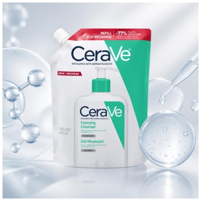 CeraVe Eco-Refill Gel Schiumogeno 473 ml