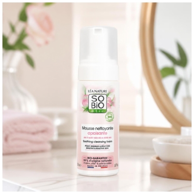 Léa Nature SO BIO étic Mousse Nettoyante Apaisante Bio 150 ml