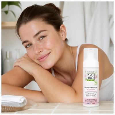Léa Nature SO BIO étic Mousse Nettoyante Apaisante Bio 150 ml