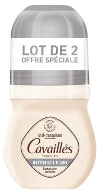 Cavaillès Anti-Transpirant Intense-LP Roll-On Lot de 2 x 50 ml