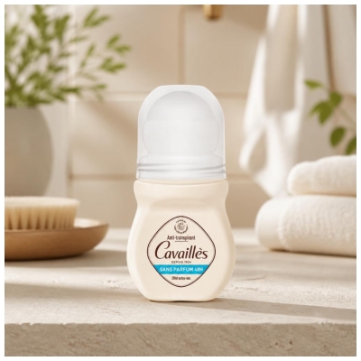 Cavaillès Absorb+ 48H Déodorant Sans Parfum Roll-On 50 ml