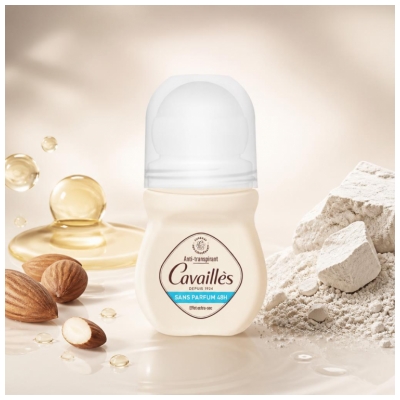 Cavaillès Absorb+ 48H Déodorant Sans Parfum Roll-On 50 ml
