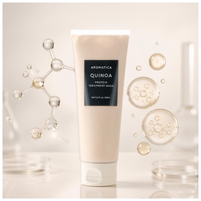 Mască Intensivă pentru Păr cu Proteine de Quinoa Aromatica 160 ml