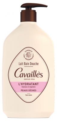 Cavaillès Lait Bain Douche Peaux Sèches L'Hydratant 1 L