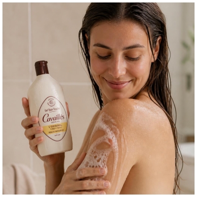 Cavaillès Mycí gel na tělo a obličej pro citlivou pokožku Originální 400 ml