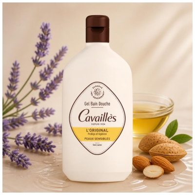 Cavaillès Mycí gel na tělo a obličej pro citlivou pokožku Originální 400 ml