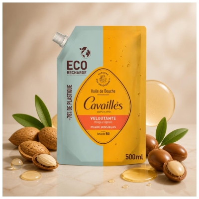 Rogé Cavaillès Velvet Shower Oil Eco-Refill 500ml