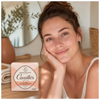 Cavaillès Săpun Solid pentru Față cu Spumă Calmantă 70 g