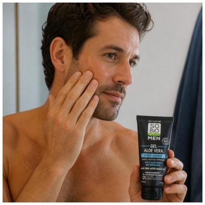 Léa Nature SO BIO étic Men Gel Aloe Vera Pós-Barba Bio 100 ml