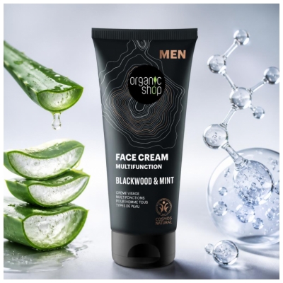 Organic Shop Men Eg & Mynte Multifunktionel Ansigtscreme 75 ml
