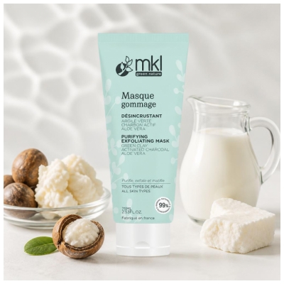 MKL Green Nature Masque Gommage Désincrustant Bio 75 ml