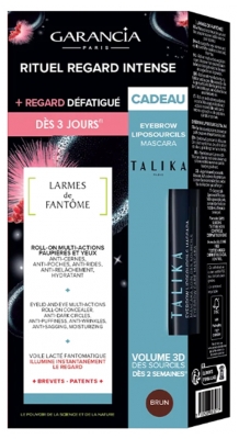 Garancia Ghost Tears Gift Set 10 ml + Talika Liposourcils Eyebrow Growth Mascara 5 ml Free - Colour: Brown