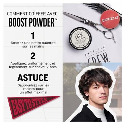 American Crew Boost Powder Poudre de Coiffage 10 g