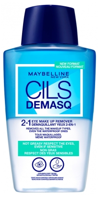 Maybelline New York Cils Demasq Démaquillant Yeux 2en1 150 ml