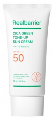 Protetor Solar com Cor Cica Green Real Barrier SPF50 50 ml