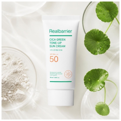 Real Barrier Cica Green Getönte Sonnencreme SPF50 50 ml