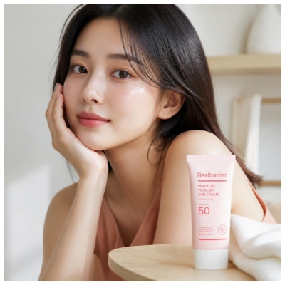 Real Barrier Peach Fit Tone-Up Sonnencreme SPF50 50 ml