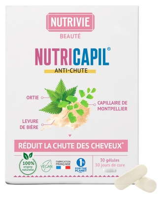 Nutrivie Nutricapil Hiustenlähtöä Vastaan 30 Kapselia