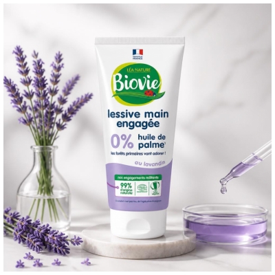 Biovie Lessive Main Engagée au Lavandin Bio 200 ml