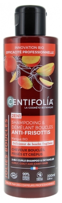 Centifolia Organic 2in1 Anti-Frizz Curls Shampoo and Detangler 200 ml