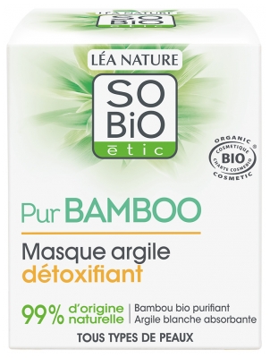 Léa Nature SO BIO étic Pur Bamboo Masque Argile Détoxifiant Bio 50 ml