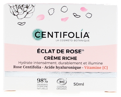 Centifolia Brilho de Rosa Creme Rico Bio 50 ml