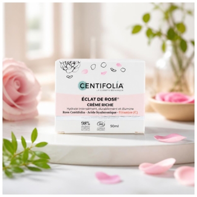Centifolia Éclat de Rose Bio Bohatý krém 50 ml