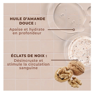 Energie Fruit Soin Exfoliant Solide Corps Eclats De Noix & Huile d'Amande Douce