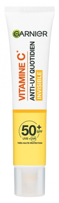 Garnier SkinActive C-vitamin Daglig Anti-UV-vätska Anti-fläckar Osynlig SPF50+ 40 ml