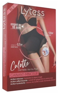 Lytess Cosmétotextile Verstevigend - Afslankend kanten slip met platte buik effect vleeskleurig - Maat: L/XL