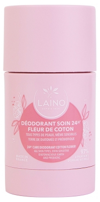 Laino Déodorant Soin 24H Fleur de Coton 60 g